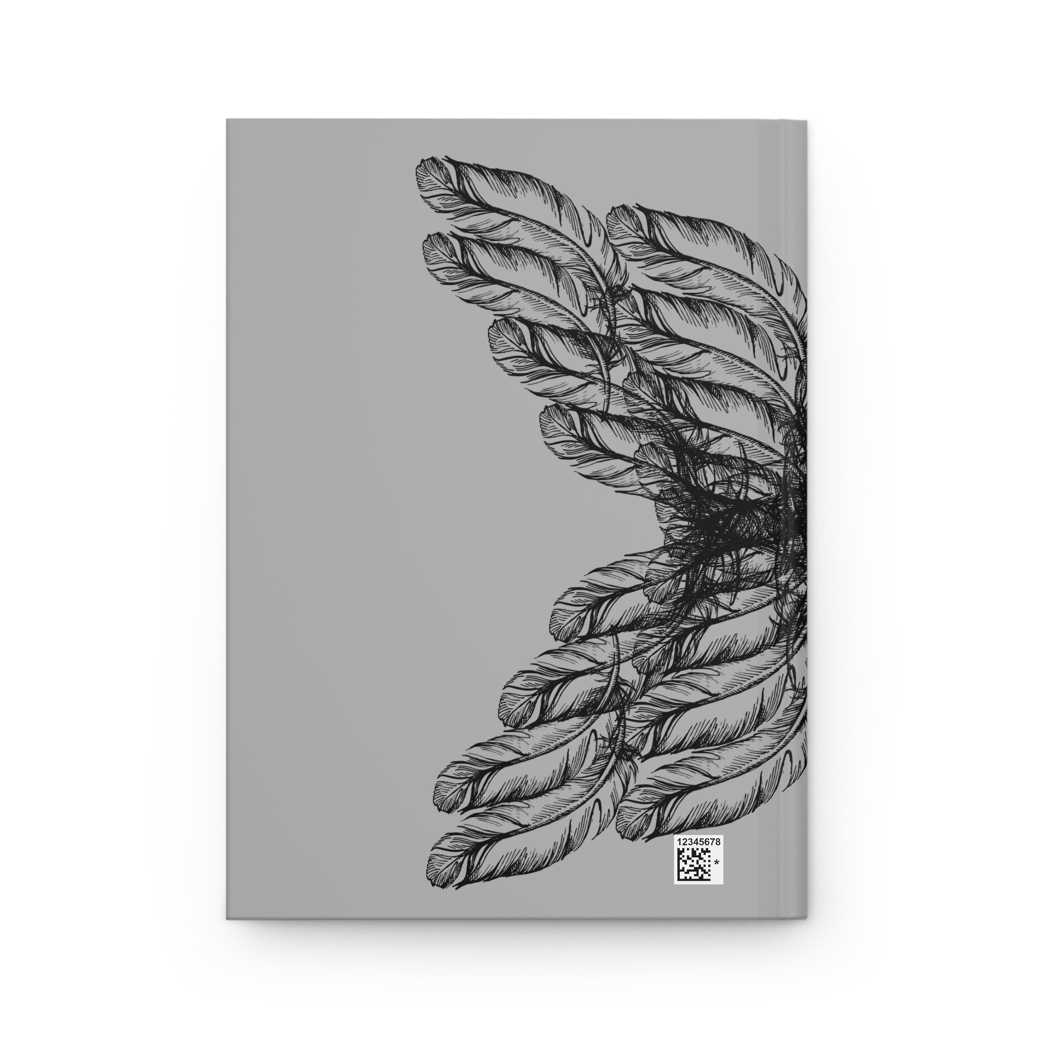 moontiq Notebook 'I Got Wings' Heavenly Gray Journal US