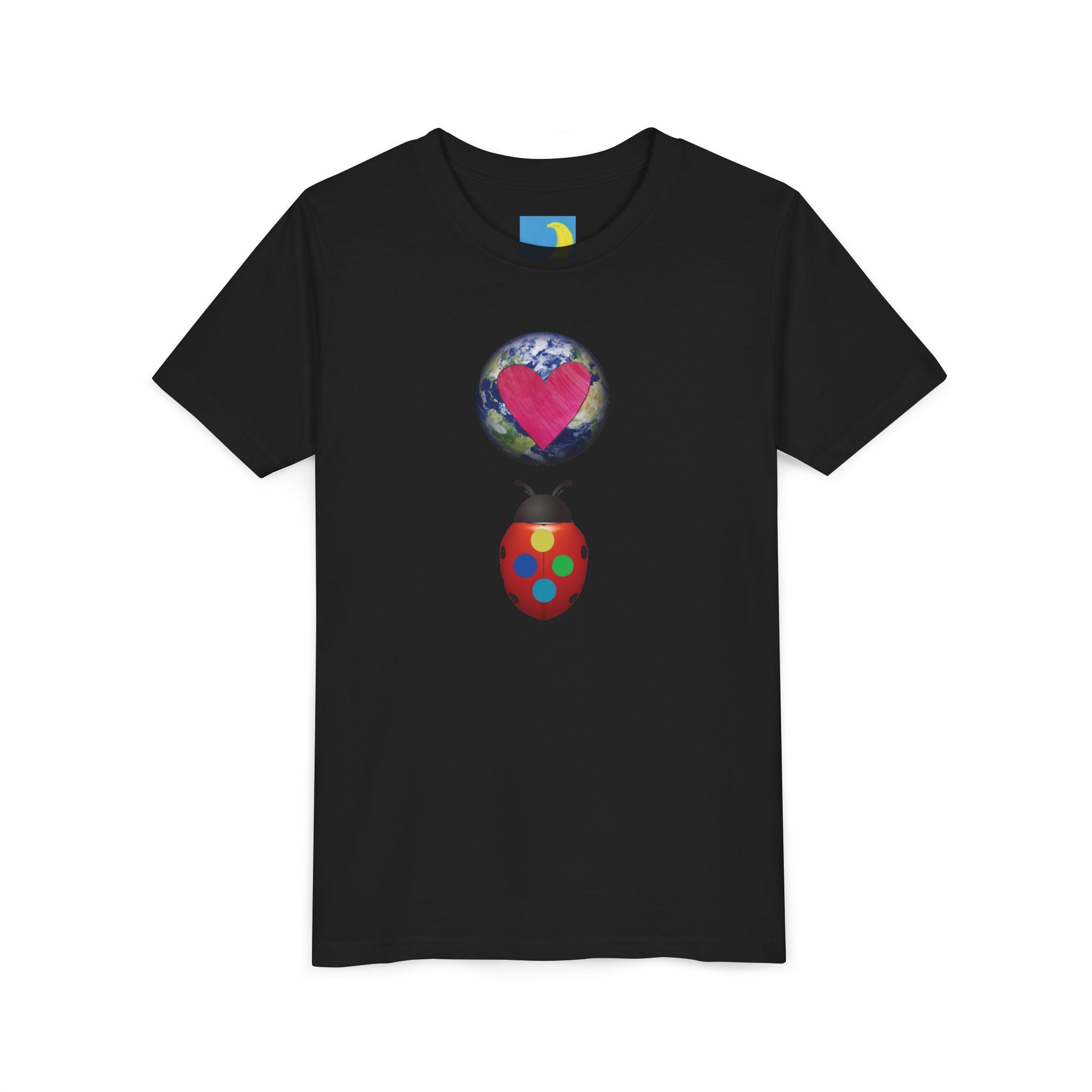 moontiq Ladybug Color 'together' Kid's Youth Short Sleeve Tee US