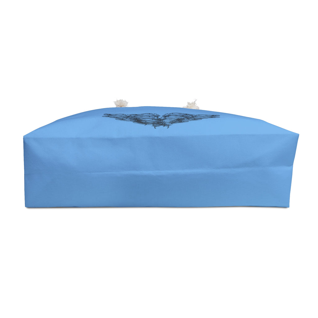 moontiq Tote Bag 'I Got Wings'  Angelic Blue Weekender US