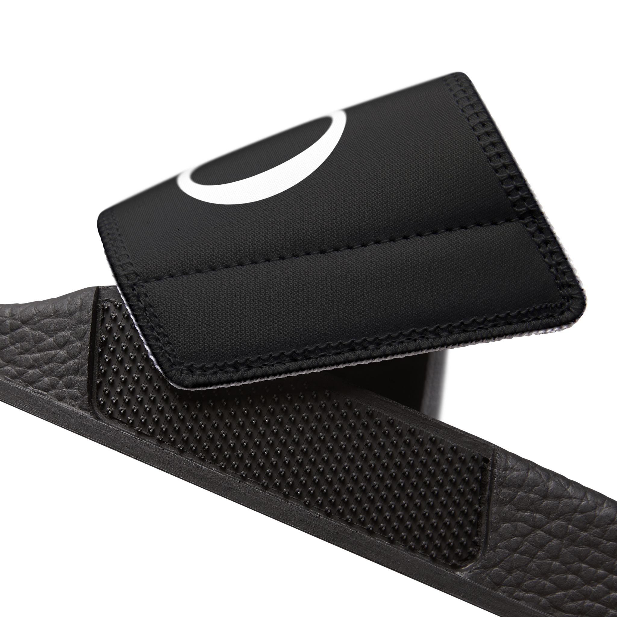 moontiq Men's Black Slides 'Incognito' US