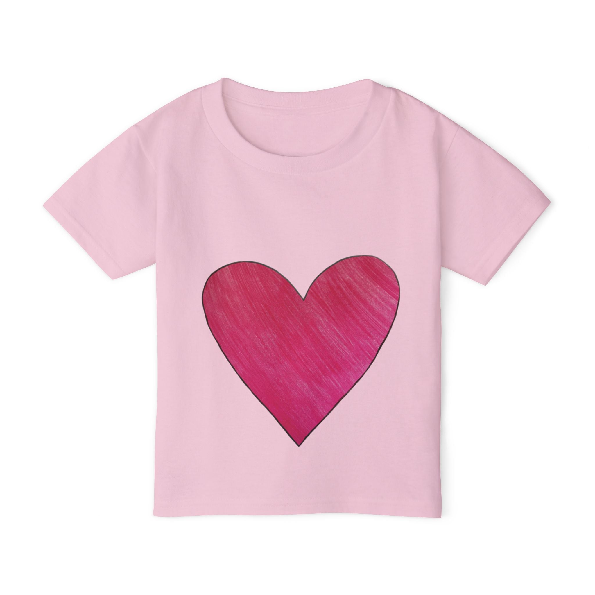 moontiq Toddler Kids Cotton™ T-Shirt 'My Pink Love Heart' US