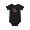 moontiq moonsuit 'Butterfly Rose' Floral Baby Bodysuit US