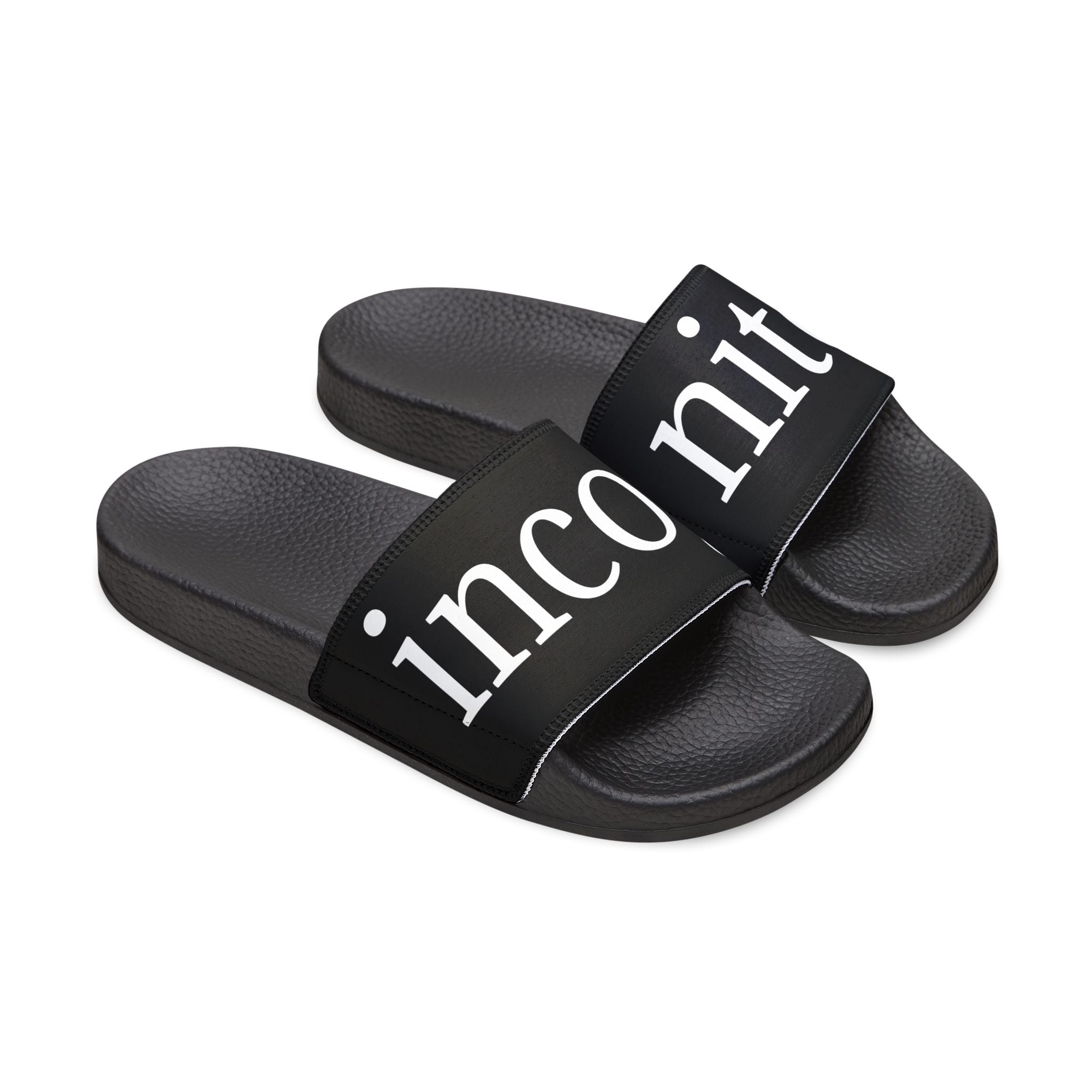 moontiq Women's Black Slides 'Incognito' US