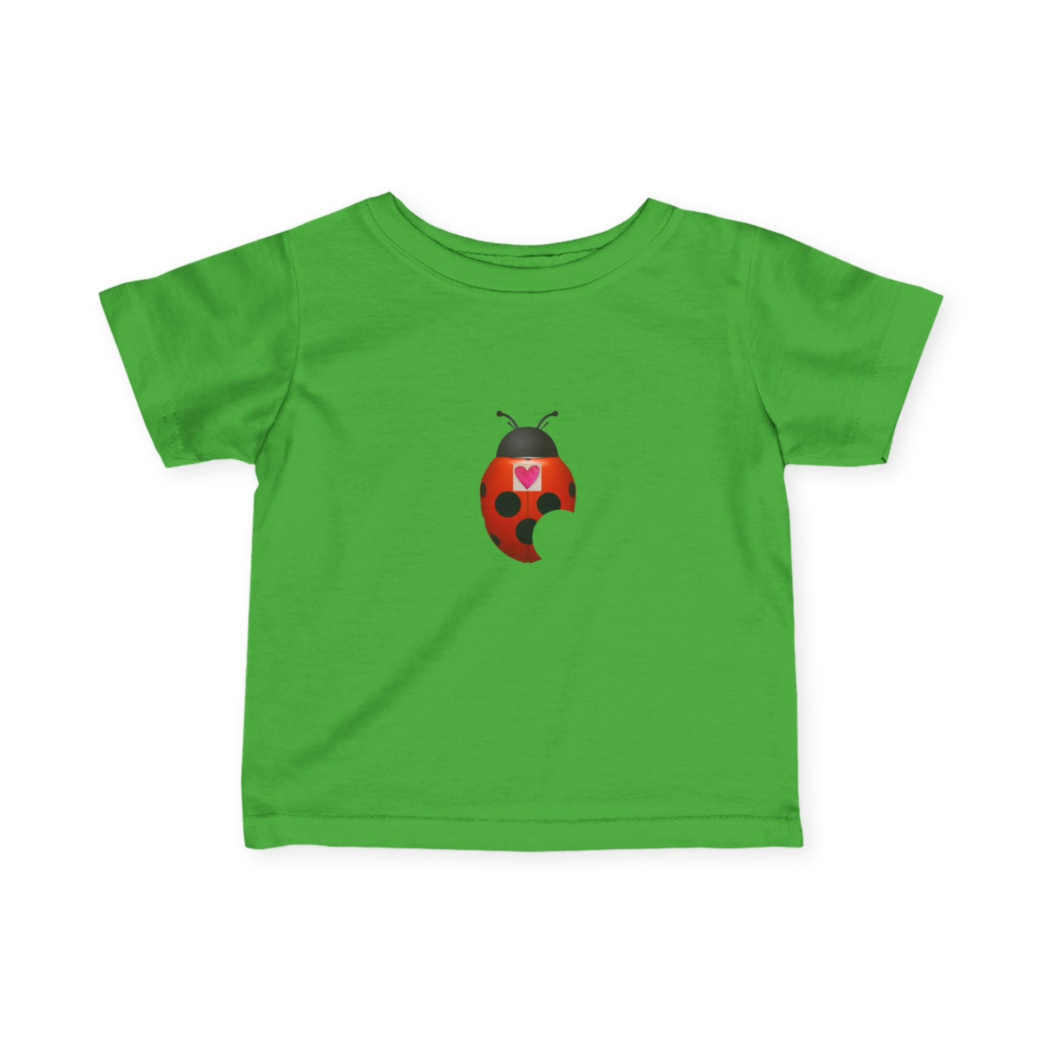 moontiq Ladybug 'My Heart Matters' Baby Toddler Soft Tee US