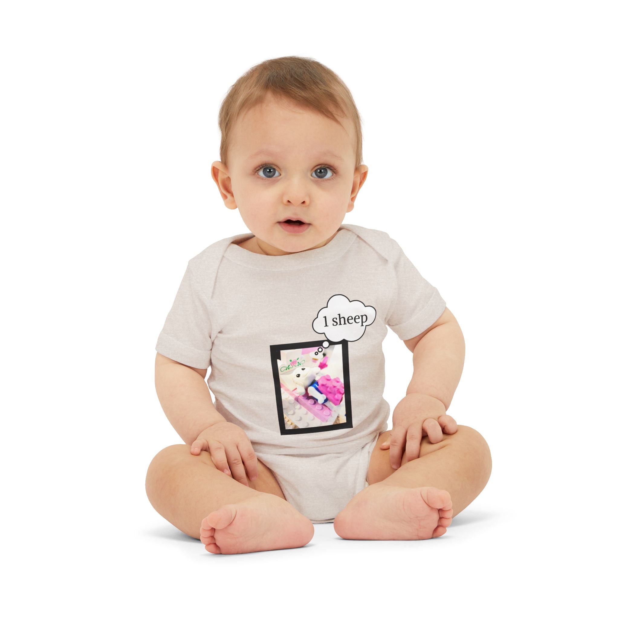 moontiq Cute Baby Onesie - 'Cynthia Sheep' Moonsuit US
