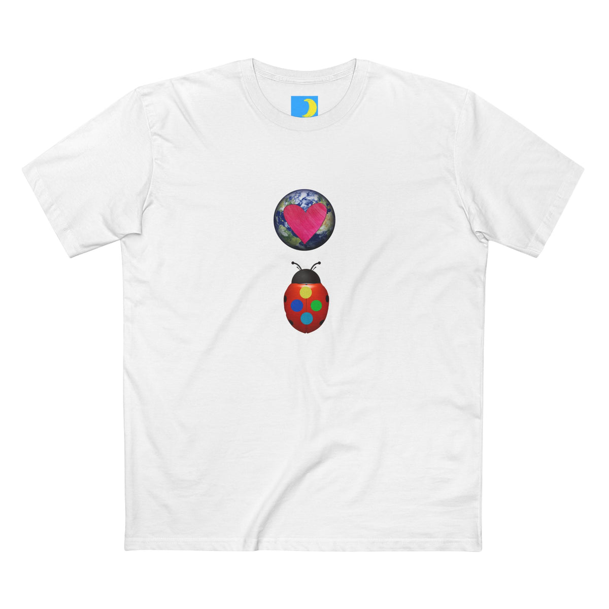 moontiq Ladybug Color 'Together' Men's Crew T-Shirt US