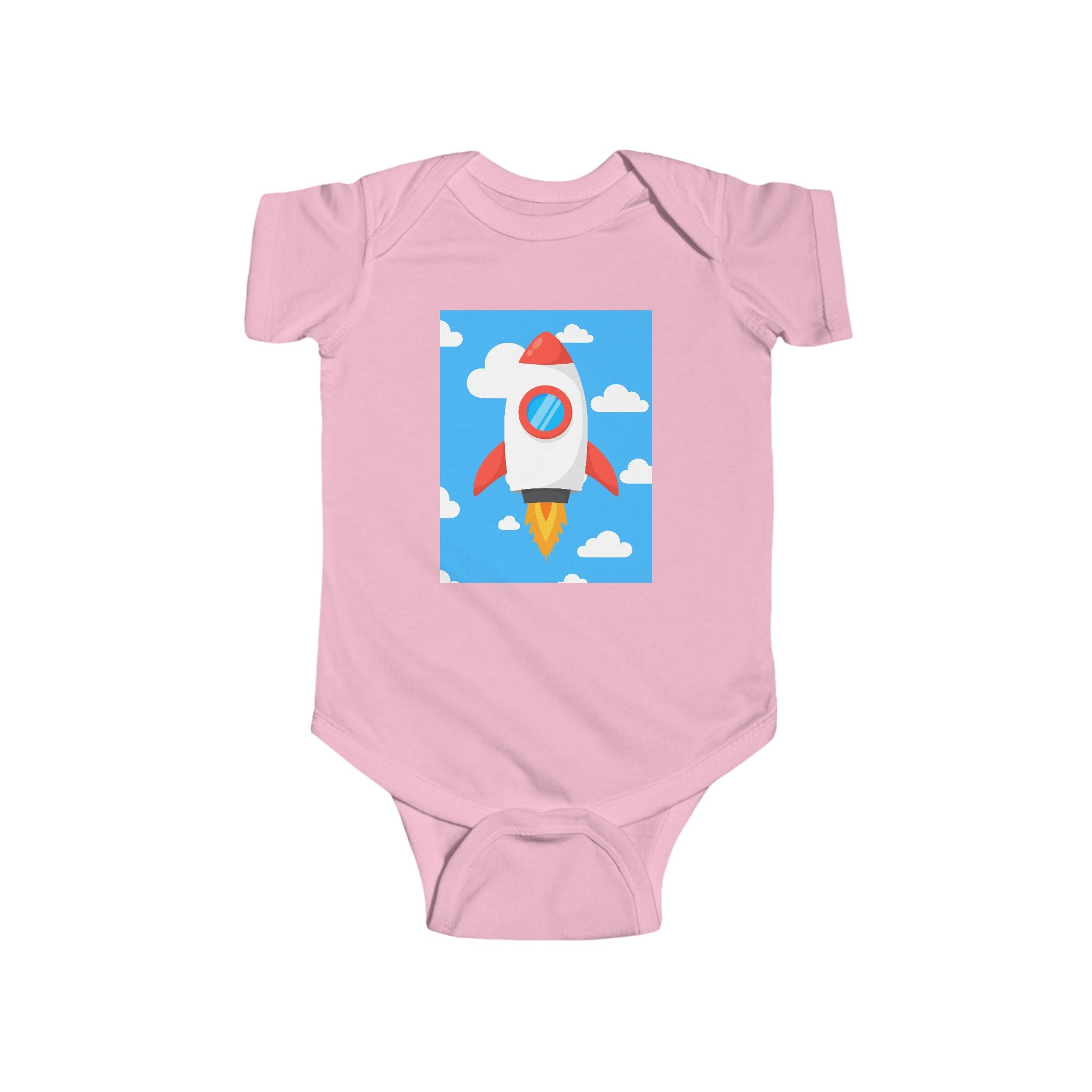 moontiq Baby Onesie 'Rocket's Mission' Space Moonsuit US