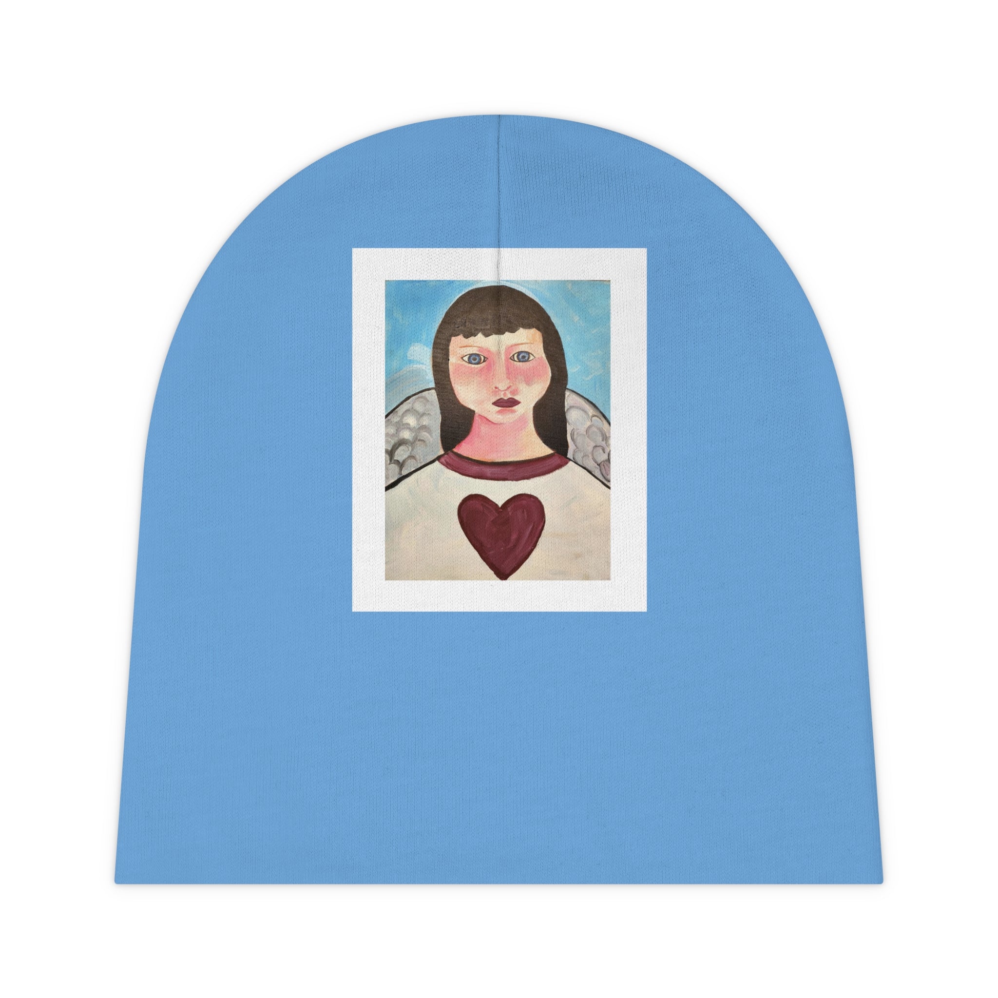 moontiq Baby Beanie 'My Angel' - Cute Angelic Newborn Hat US