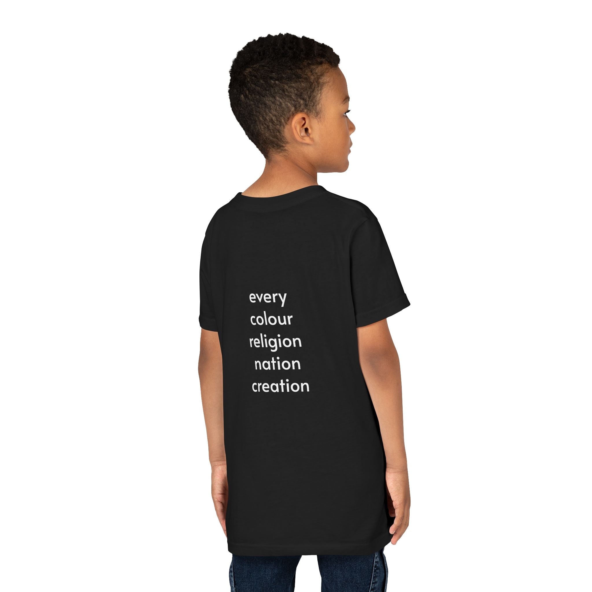 moontiq 'Ladybug Color' Kid's Youth Short Sleeve Tee US