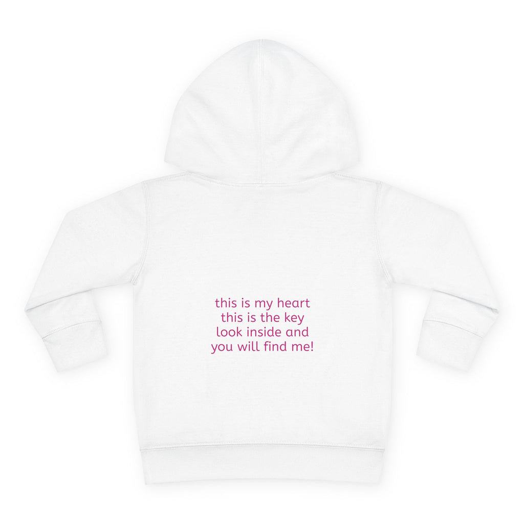 moontiq Toddler Kids Hoodie 'My Pink Love Heart' Pullover US