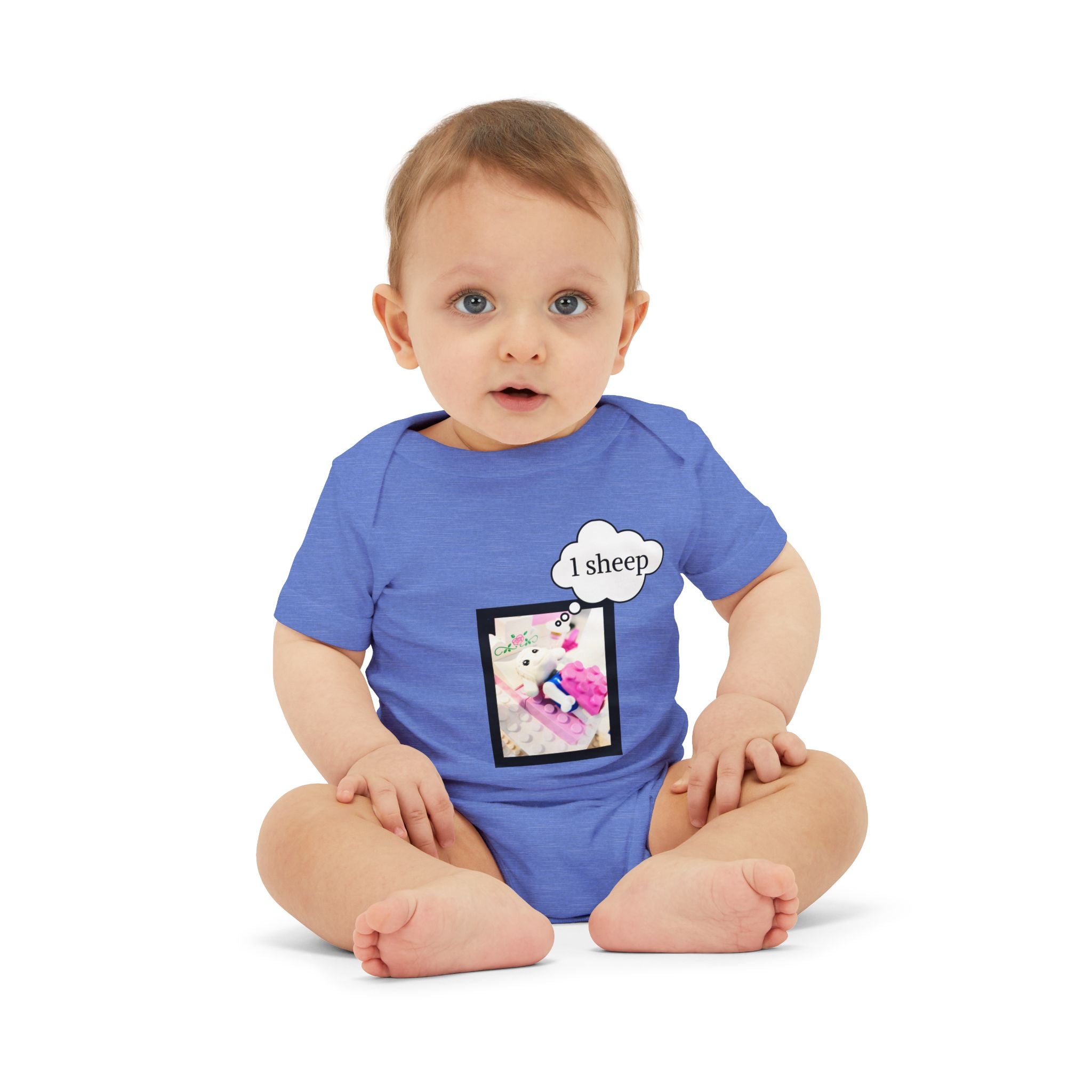 moontiq Cute Baby Onesie - 'Cynthia Sheep' Moonsuit US