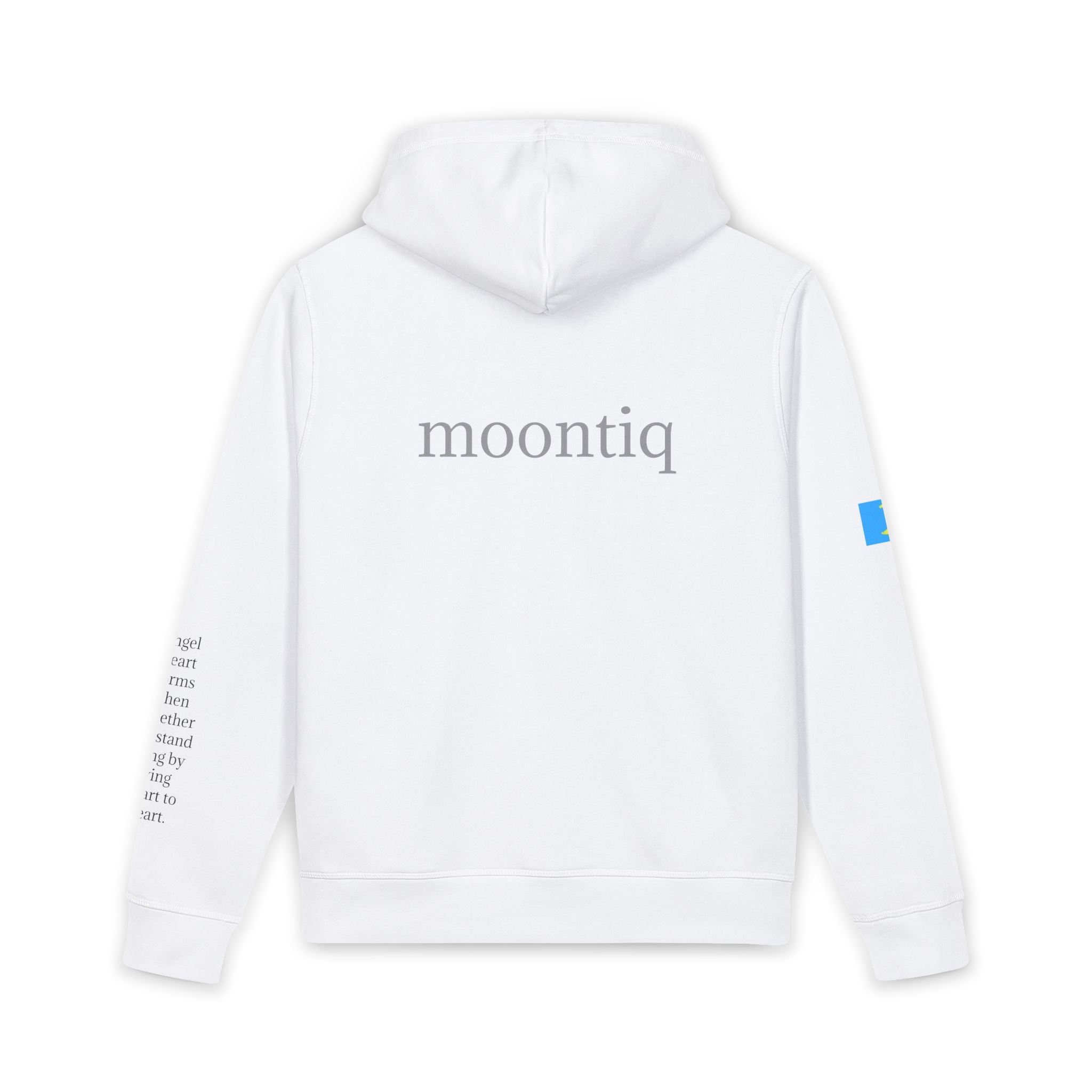 moontiq Unisex Soft Organic Hoodie 'Angel Heart' US