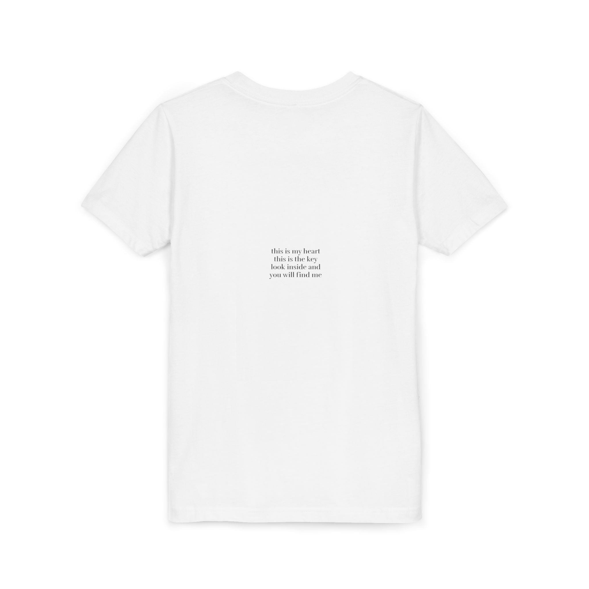 moontiq Youth Teen T-Shirt 'My Love Heart' - Soft Tee US