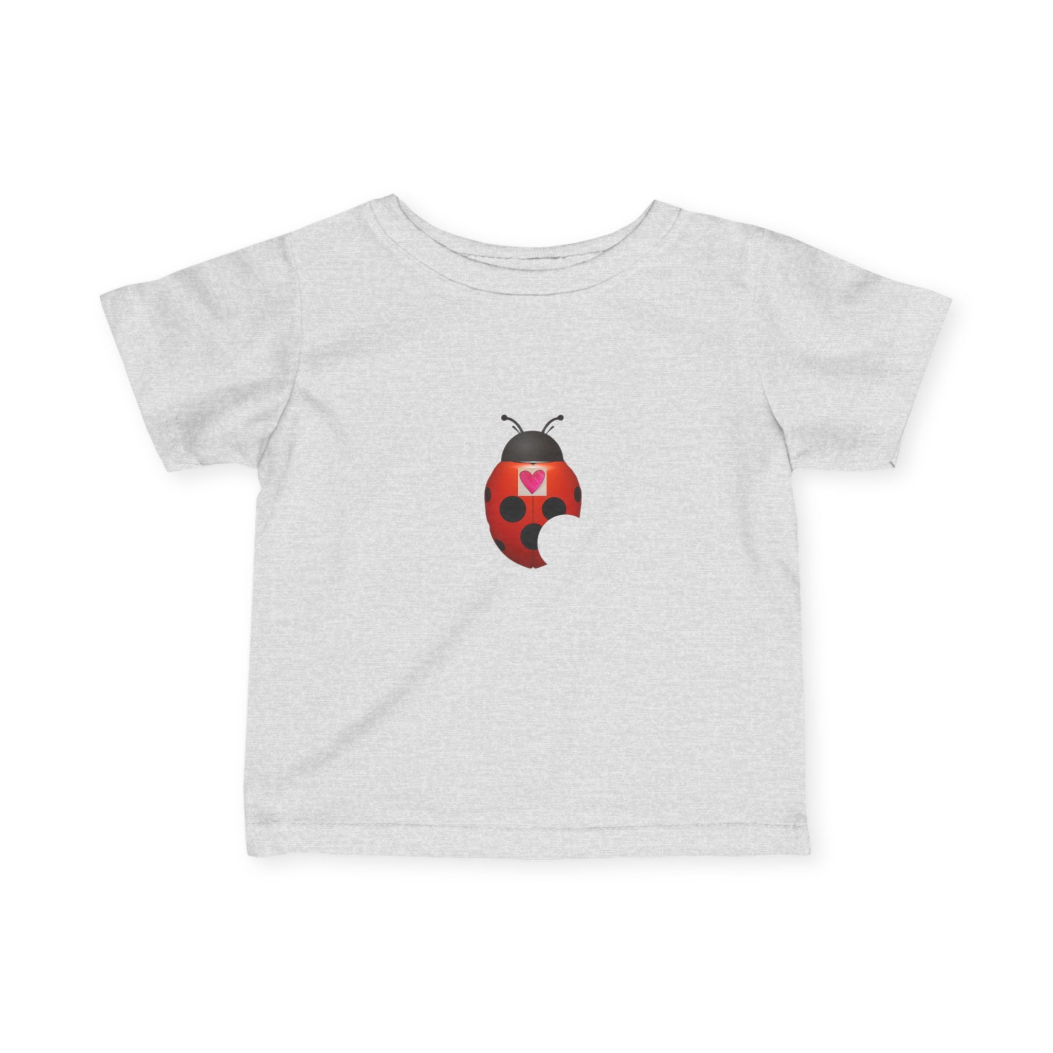moontiq Ladybug 'My Heart Matters' Baby Toddler Soft Tee US