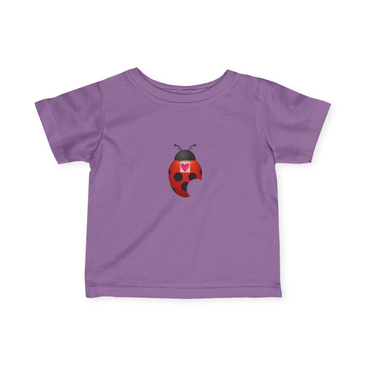 moontiq Ladybug 'My Heart Matters' Baby Toddler Soft Tee US