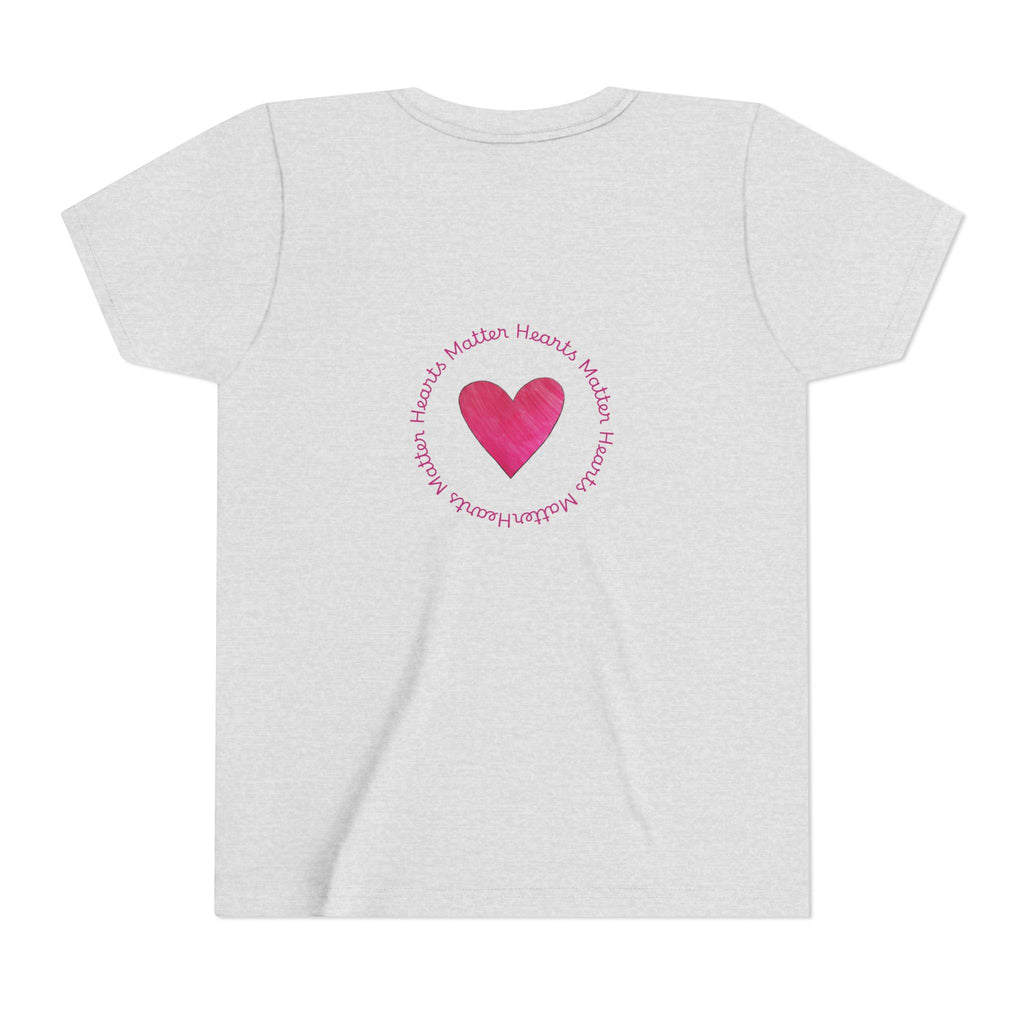 moontiq Ladybug 'My Heart Matters' Kids Youth Soft T-Shirt US