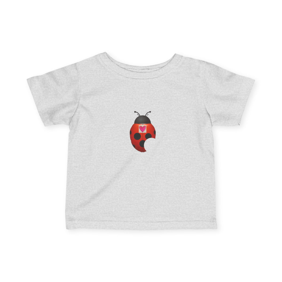 moontiq Ladybug 'My Heart Matters' Baby Toddler Soft Tee US