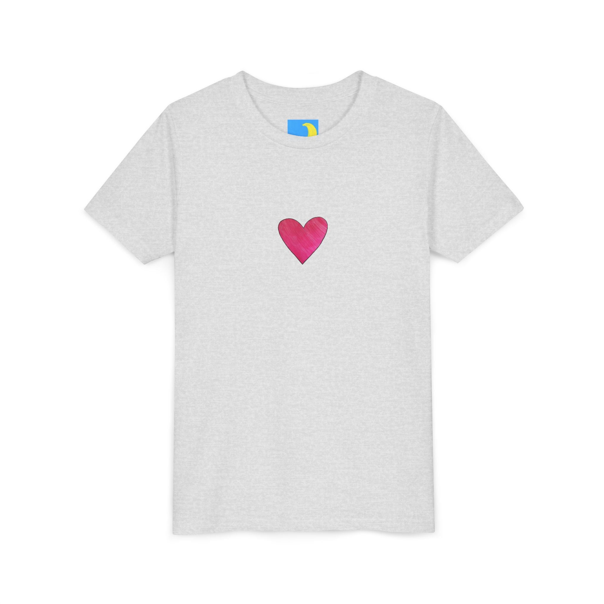 moontiq Youth Teen T-Shirt 'My Love Heart' - Soft Tee US