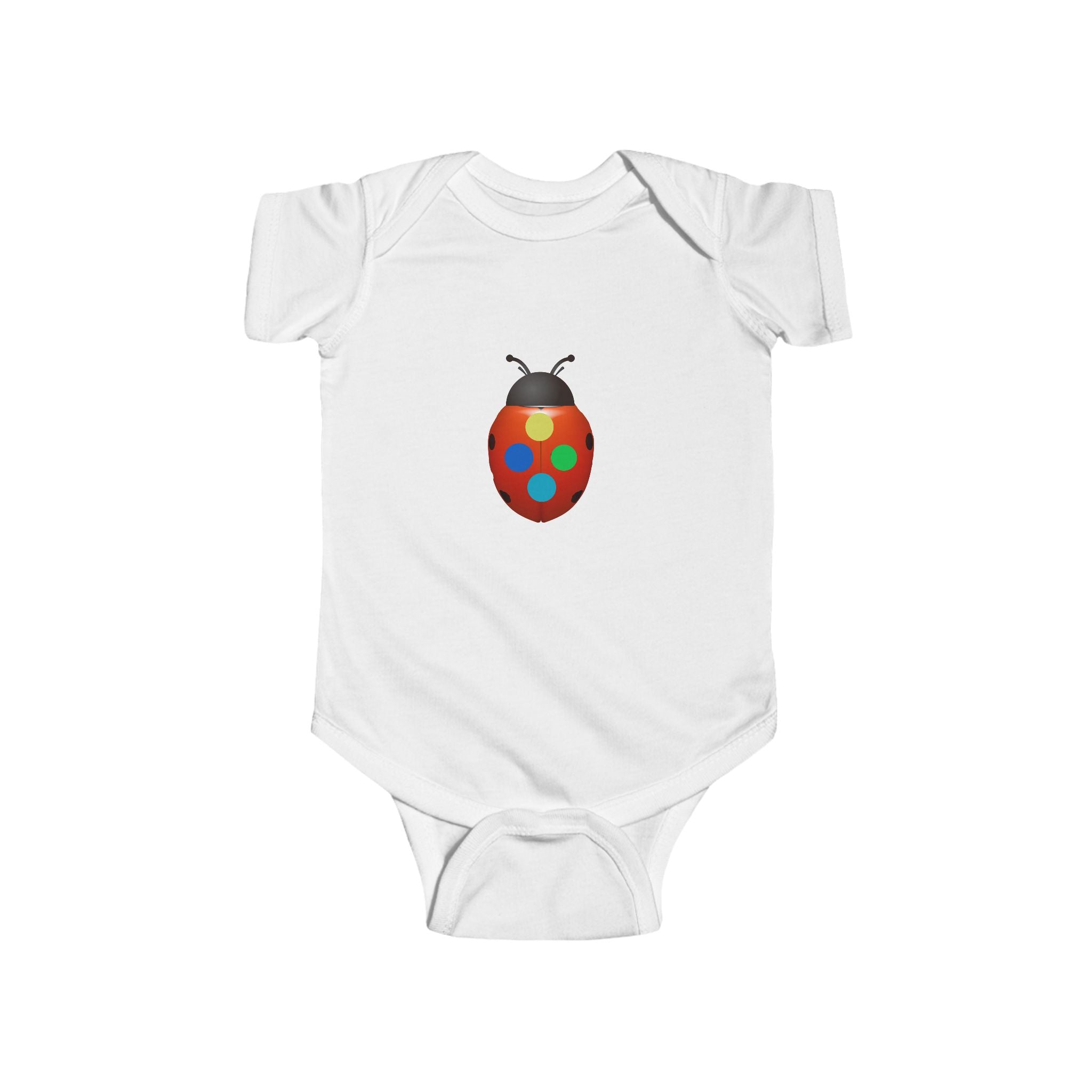 moontiq 'Ladybug Color' Soft Baby Onesie Moonsuit US