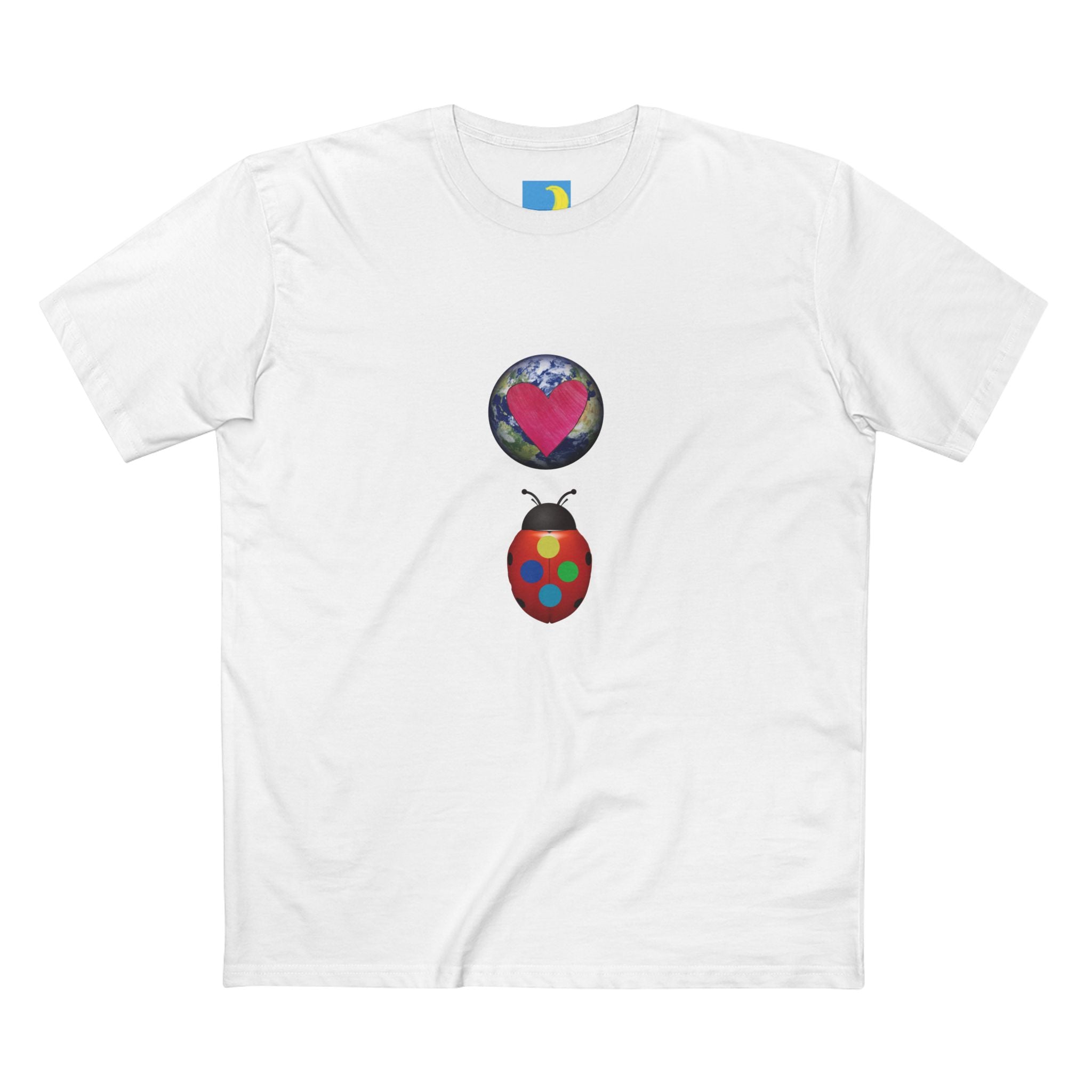 moontiq Ladybug Colour 'Together' Men's Crew T-Shirt AU
