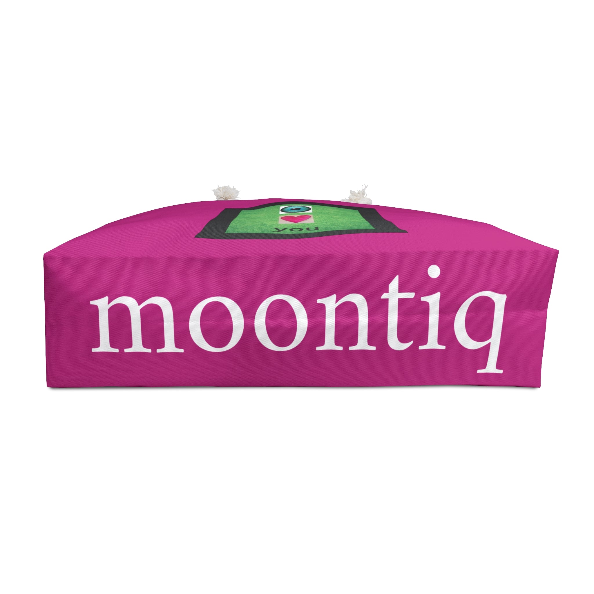 moontiq Tote Bag I LOVE me I LOVE you Magenta Weekender US