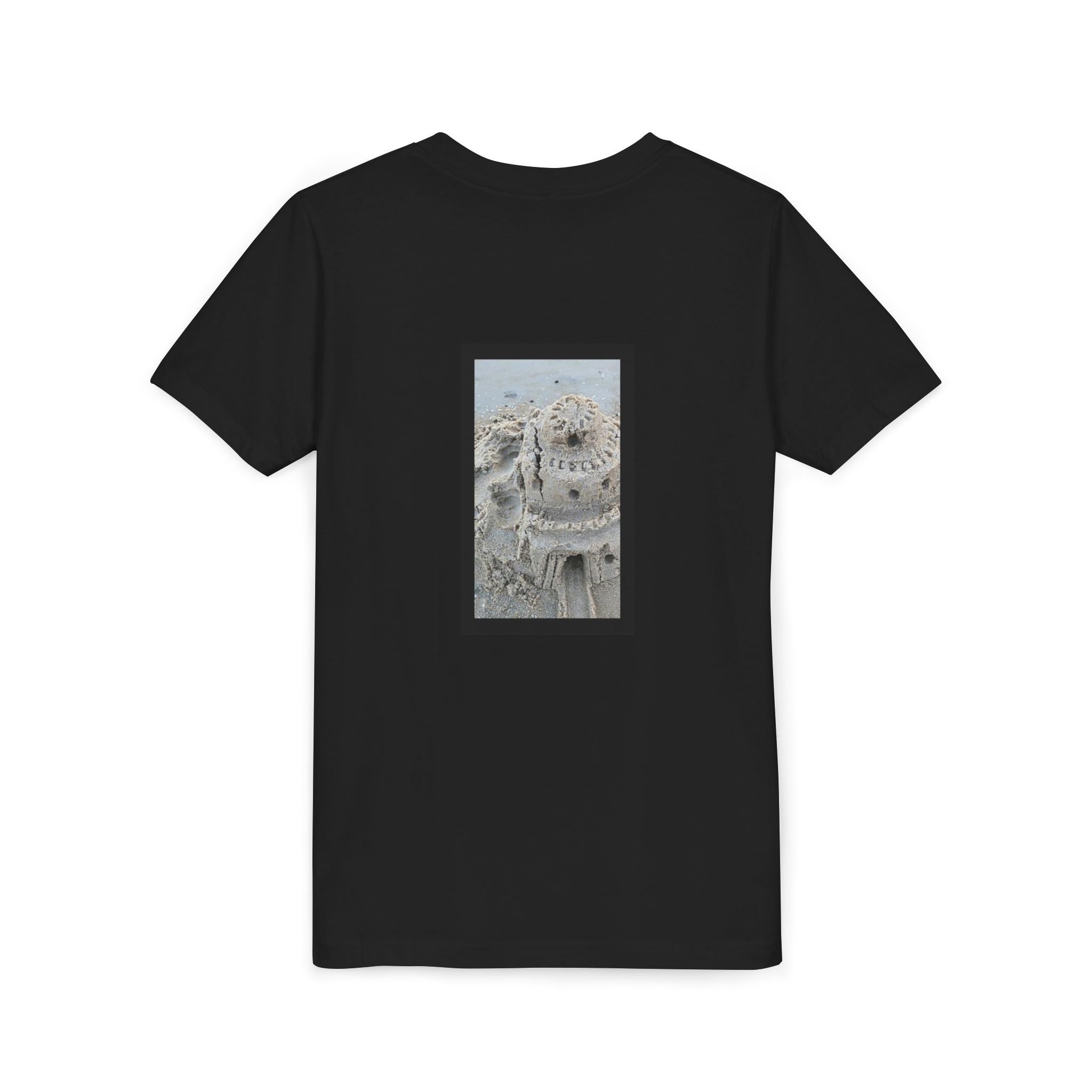 moontiq Youth Teen T-Shirt 'Sandcastle Story' Beach Tee US