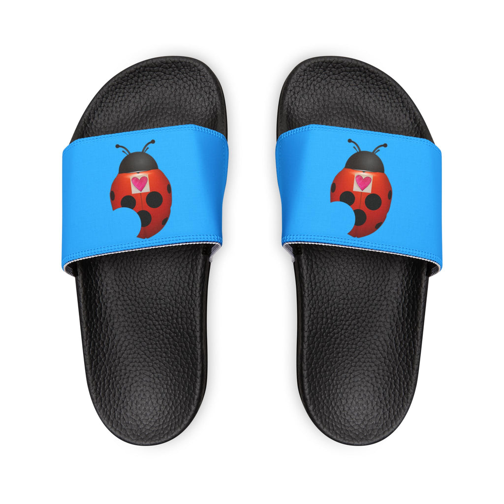 moontiq Ladybug 'My Heart Matters' Kids Comfort Slides US