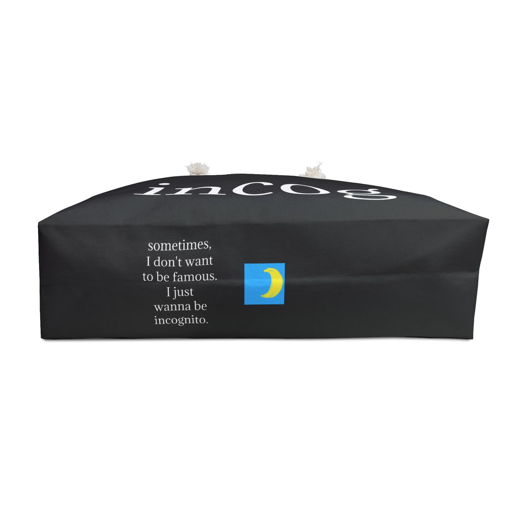 moontiq Tote Bag 'Incognito' Black Spacious Weekender US