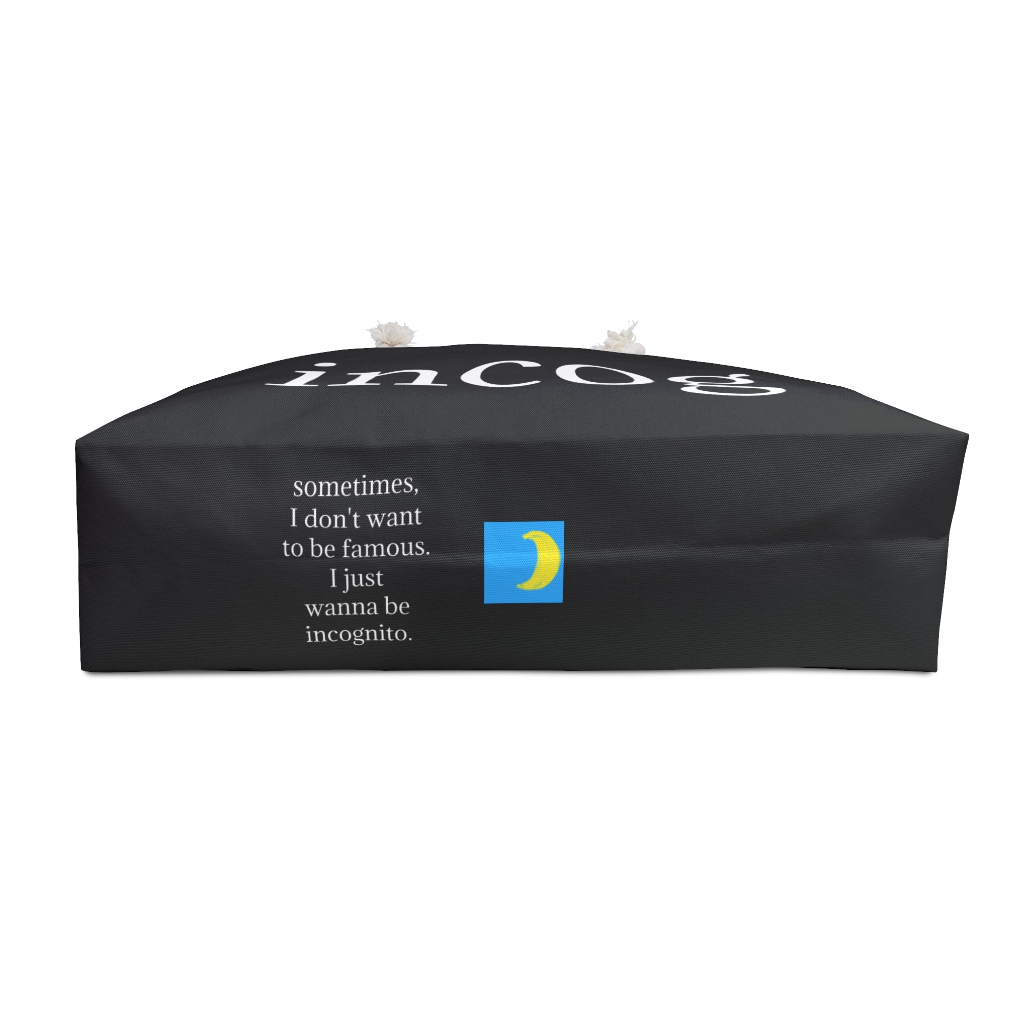 moontiq Tote Bag 'Incognito' Black Spacious Weekender US