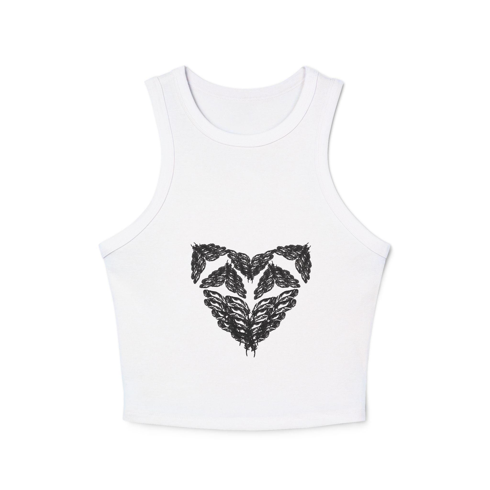 moontiq Women's Crop Top 'Angel Heart' US