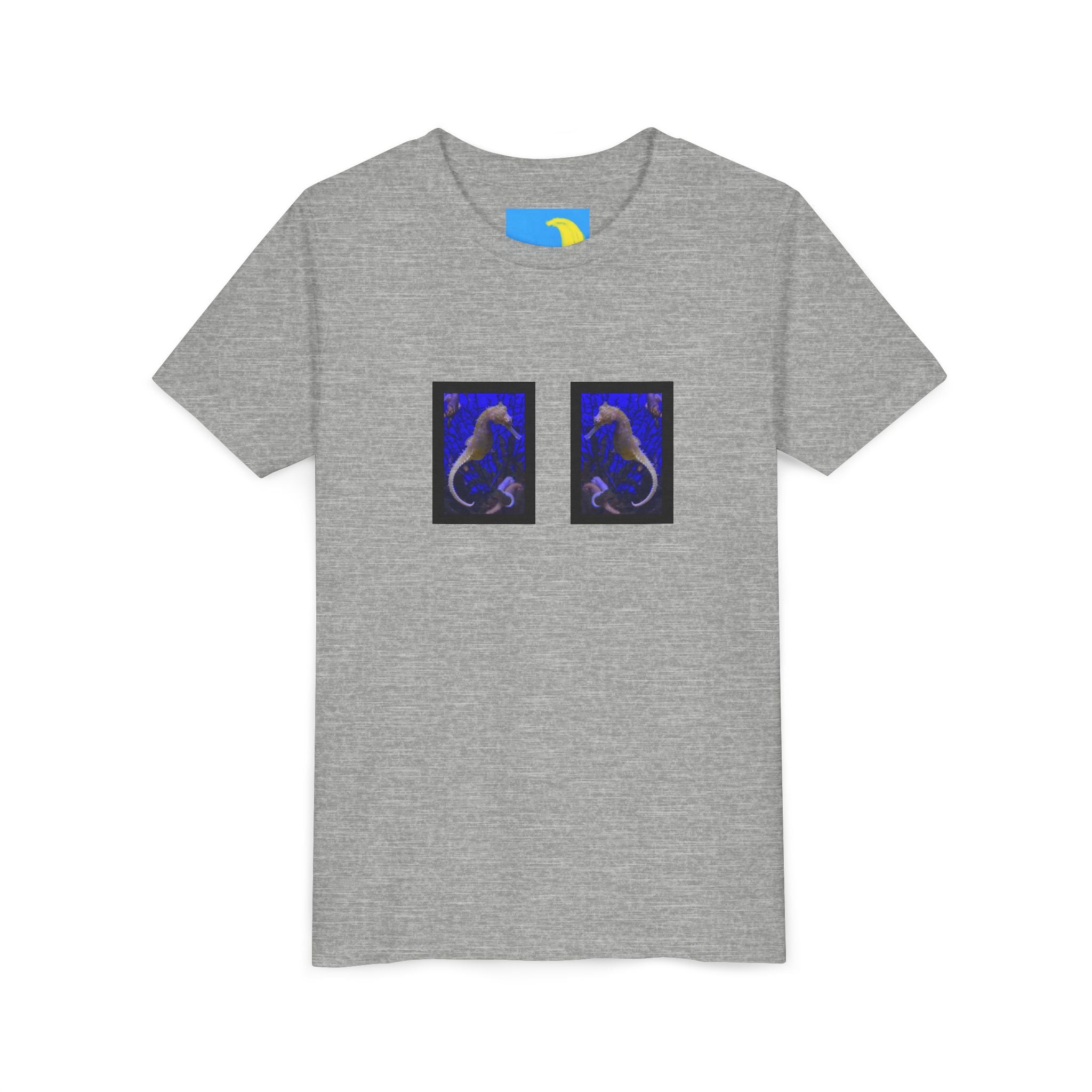 moontiq Youth Teen T-Shirt 3D Seahorse Under The Sea Tee US