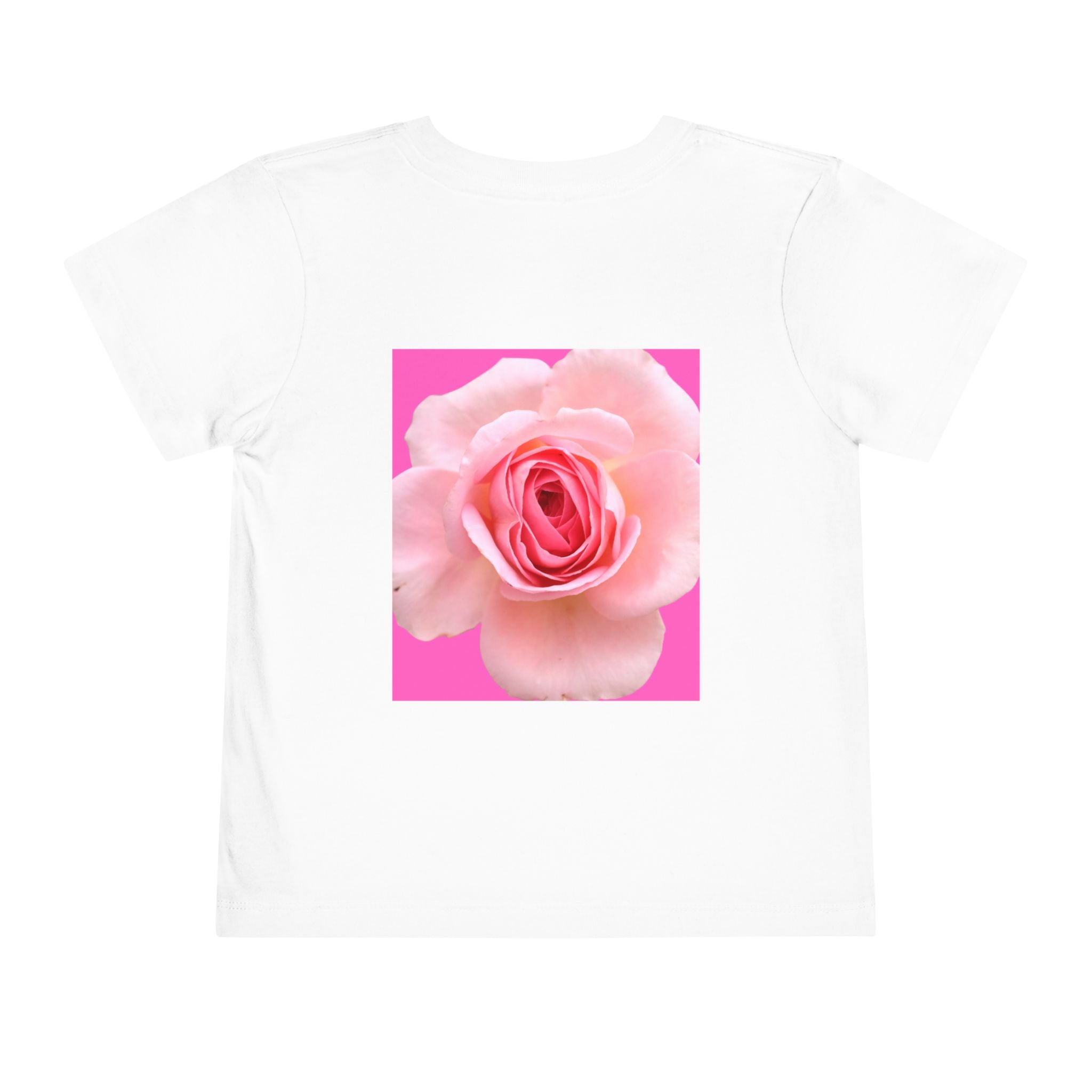 moontiq Toddler Kids T-Shirt 'Rose Sorbet' Cute Pink Tee US