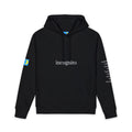 moontiq Unisex Organic Minimalist Black Hoodie 'Incognito' US
