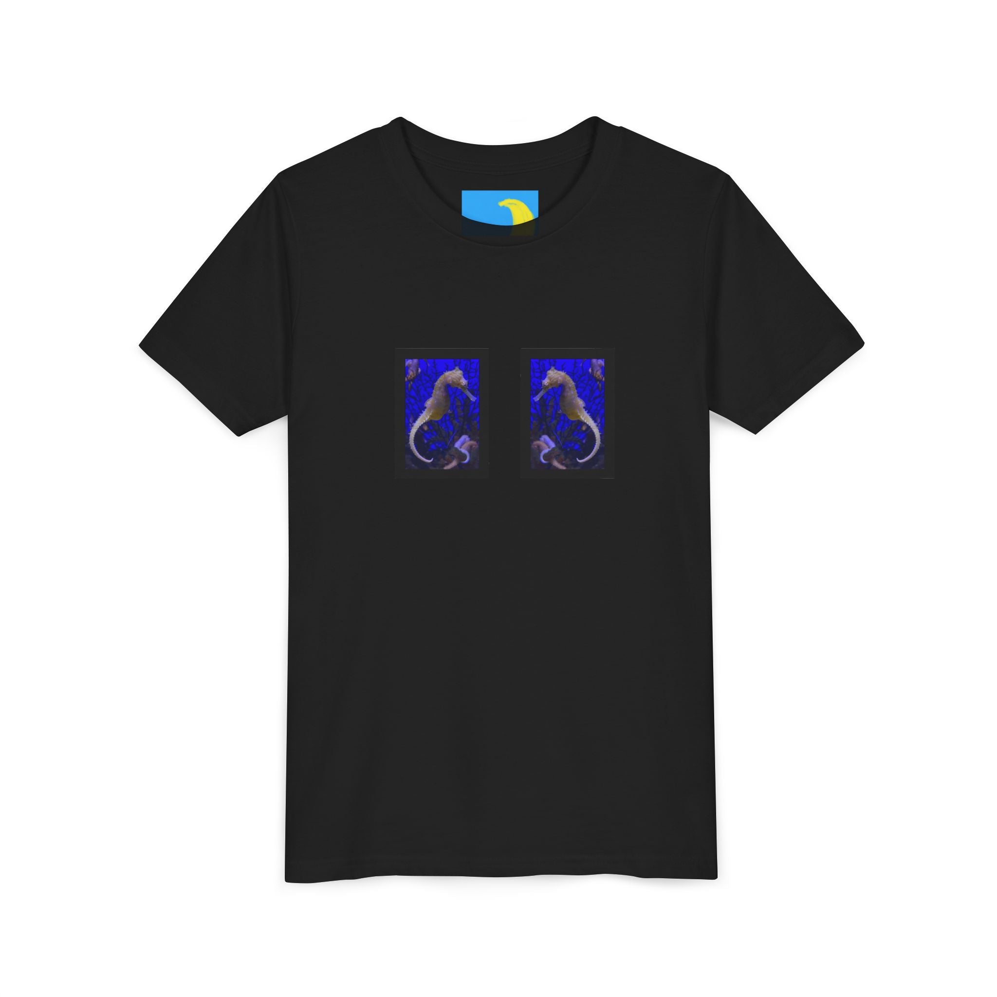 moontiq Youth Teen T-Shirt 3D Seahorse Under The Sea Tee US