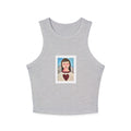 moontiq Women's Cute Crop Tank Top 'My Angel' Design US