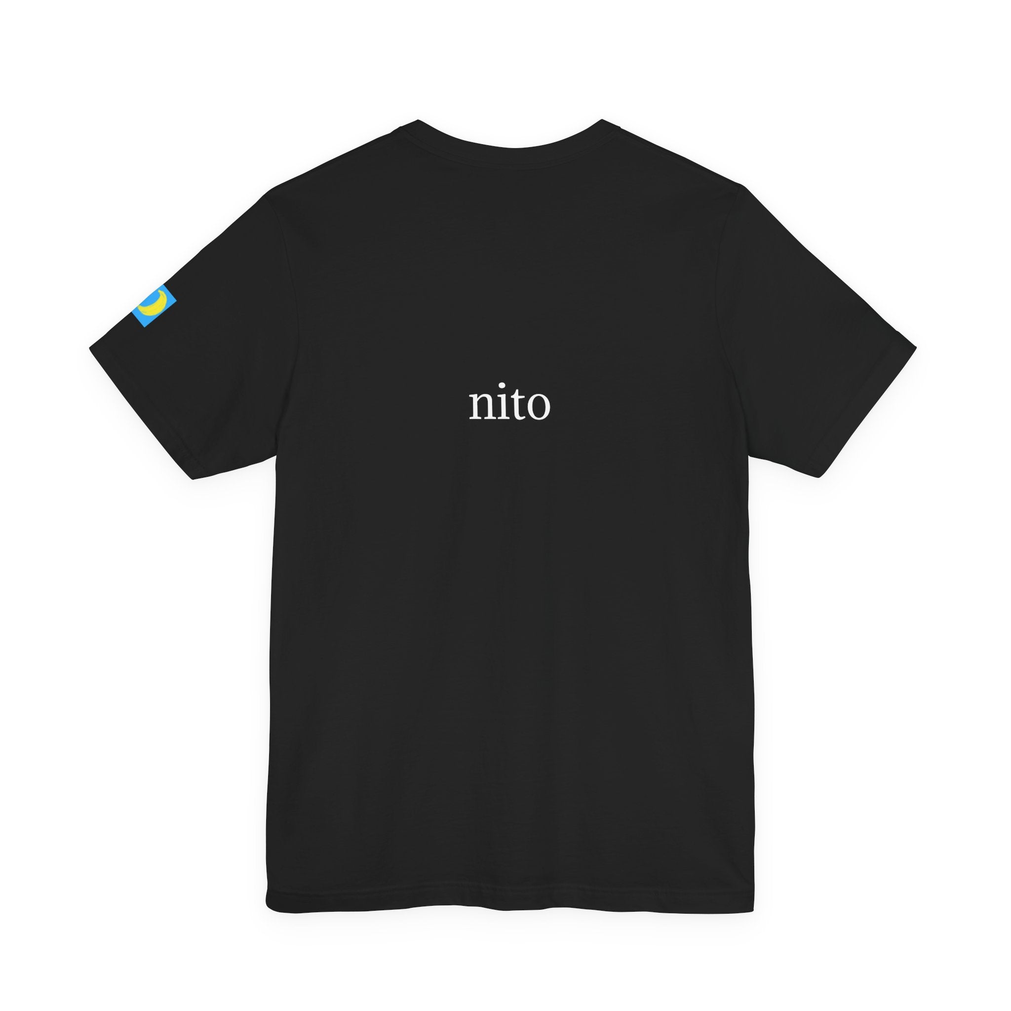moontiq 'Incognito' Men's Women's Black Classic Jersey T-Shirt INT