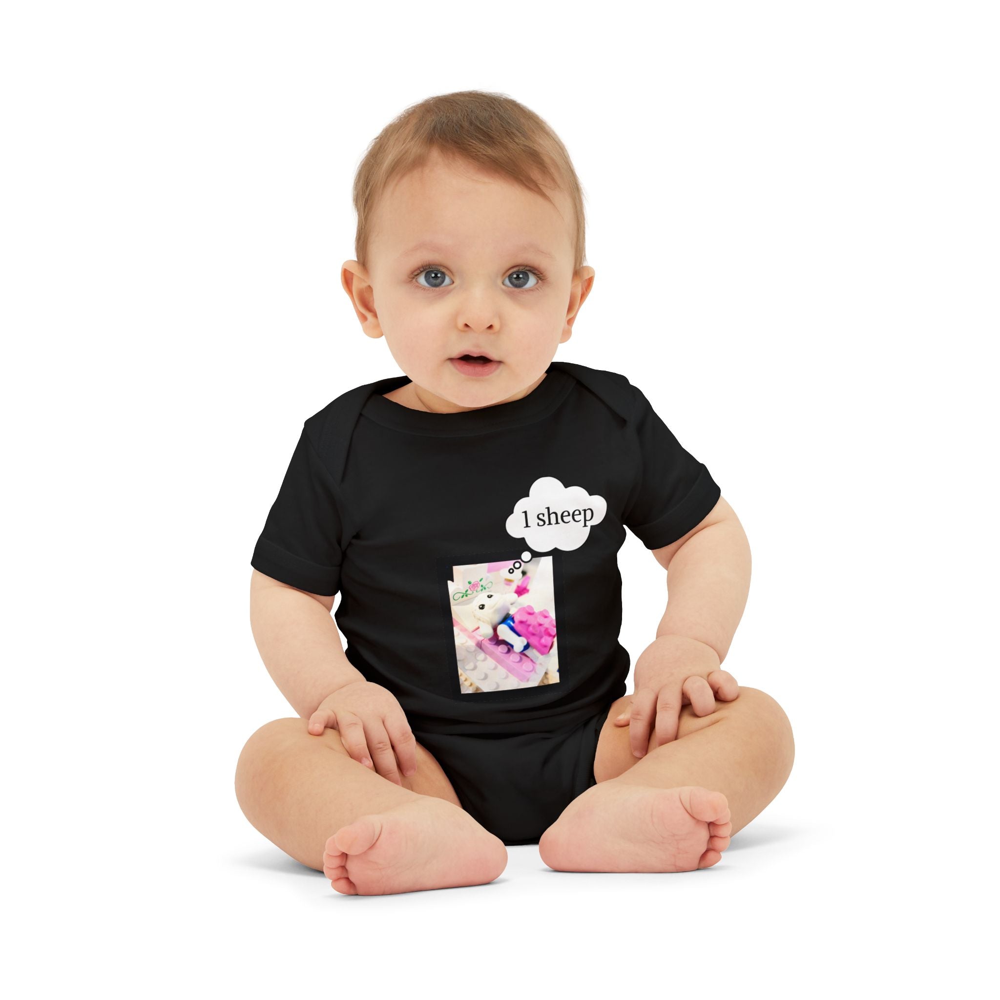 moontiq Cute Baby Onesie - 'Cynthia Sheep' Moonsuit US