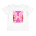 moontiq Toddler Kids T-Shirt 'Rose Sorbet' Cute Pink Tee US