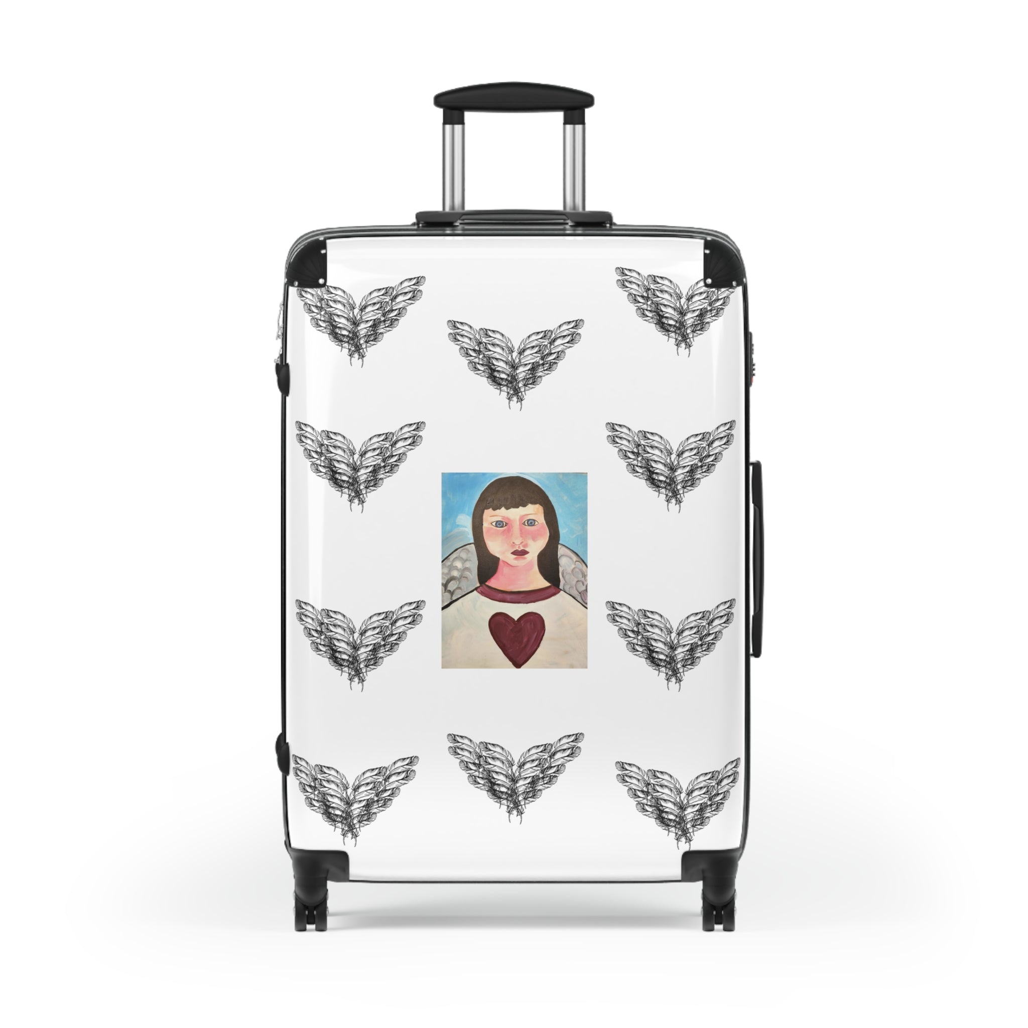 moontiq 'My Angel' Hard Spinner Suitcase US