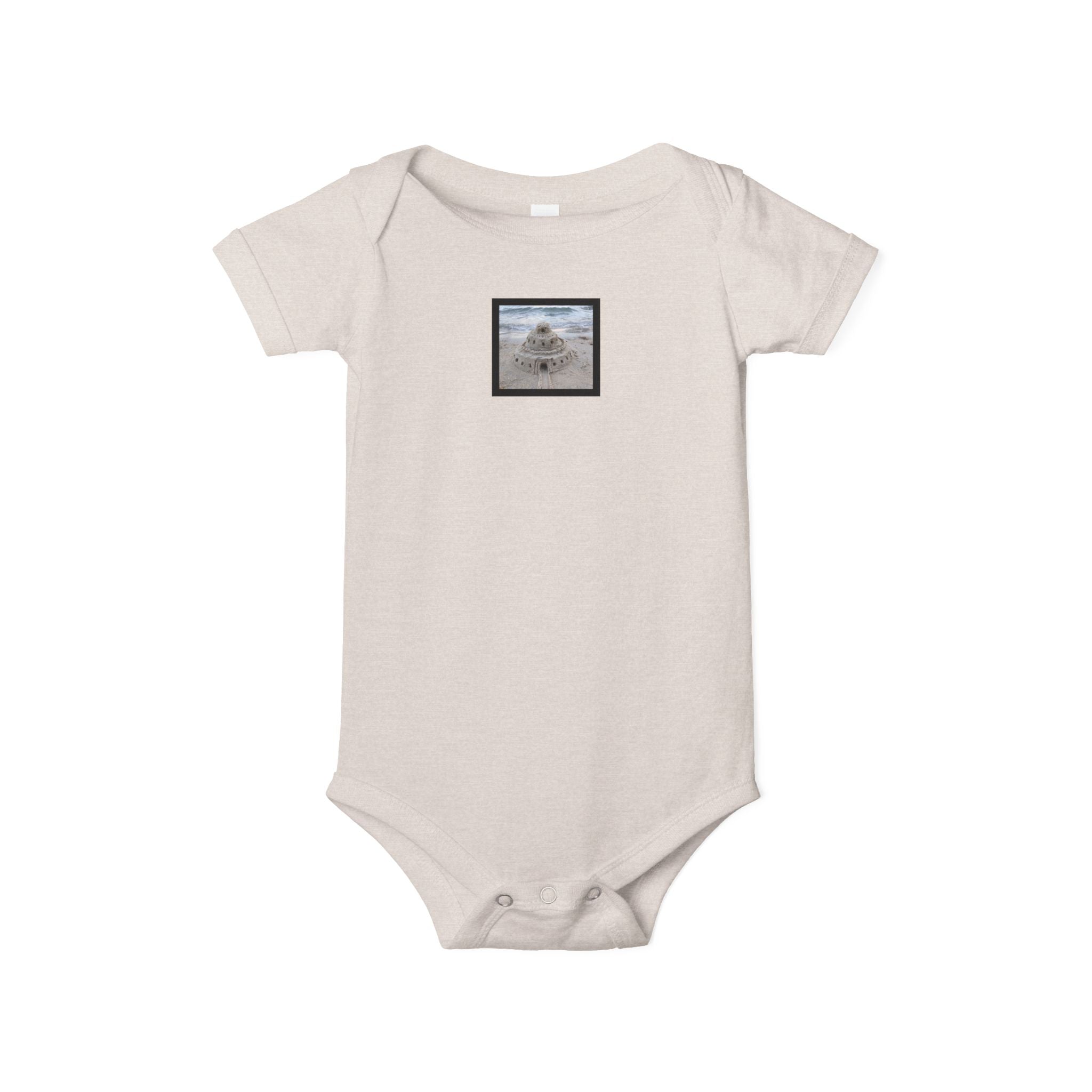 moontiq moonsuit 'Sandcastle Story' Beach Baby One Piece US