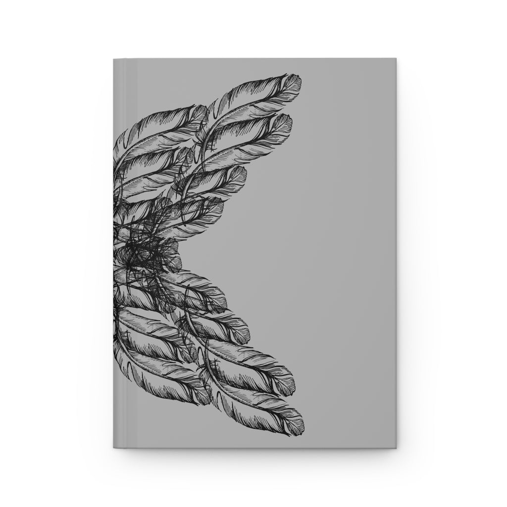 moontiq Notebook 'I Got Wings' Heavenly Gray Journal US