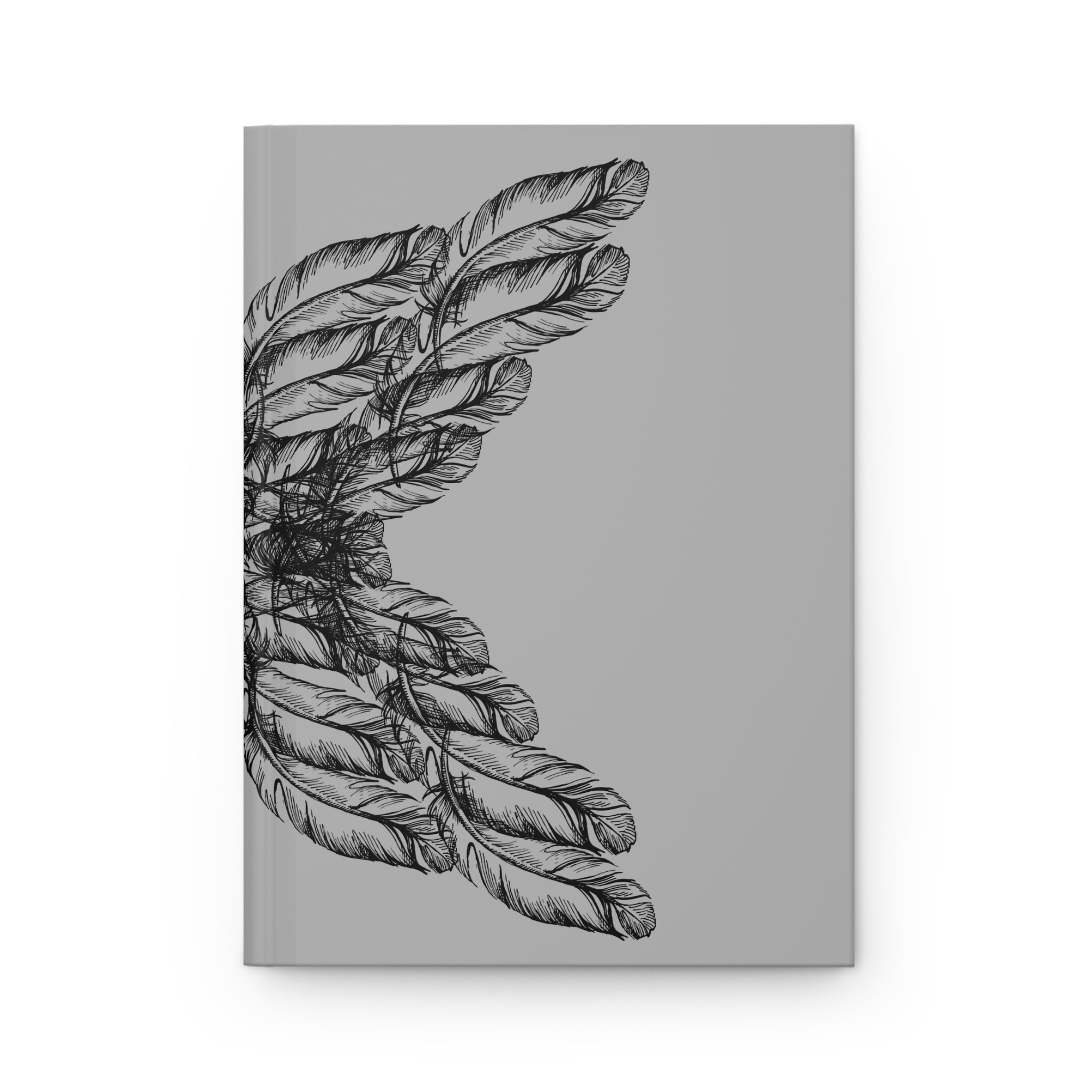 moontiq Notebook 'I Got Wings' Heavenly Gray Journal US