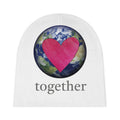moontiq Ladybug Color 'Together' Newborn Baby White Winter Beanie US