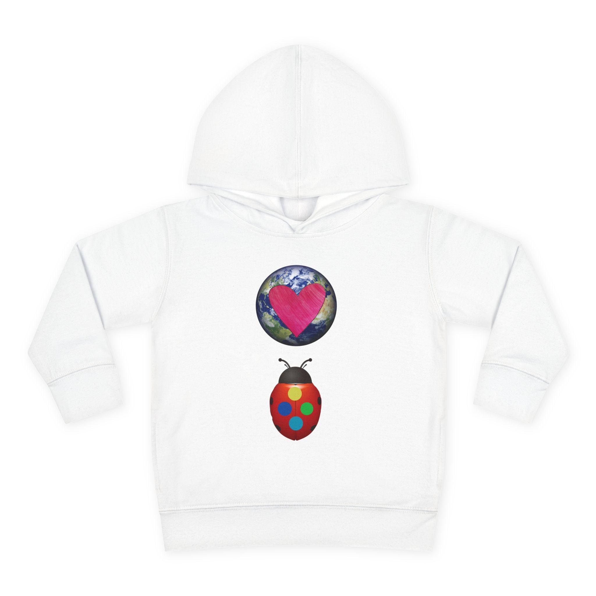 moontiq Ladybug Color Toddler Kids World Love Hoodie US