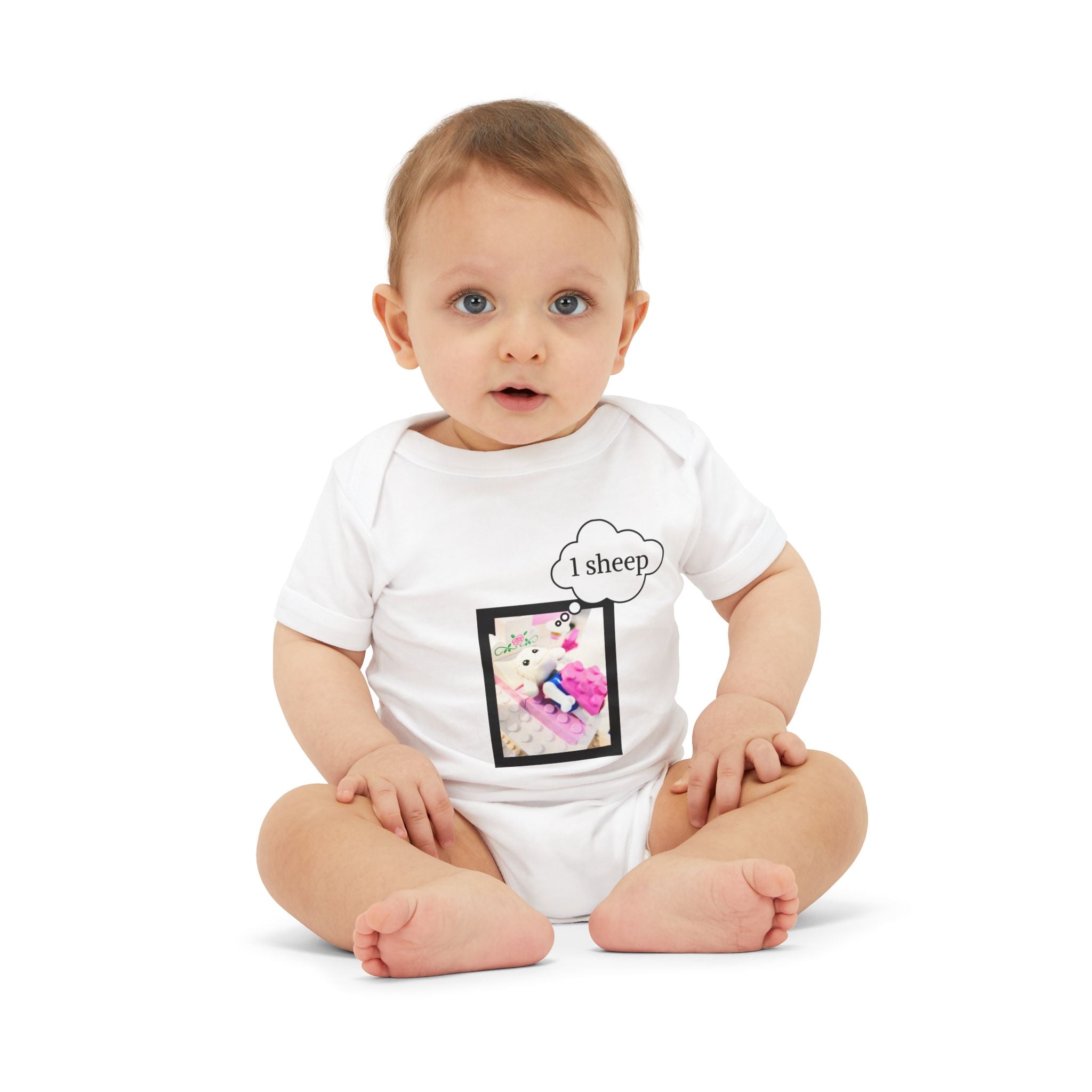 moontiq Cute Baby Onesie - 'Cynthia Sheep' Moonsuit US