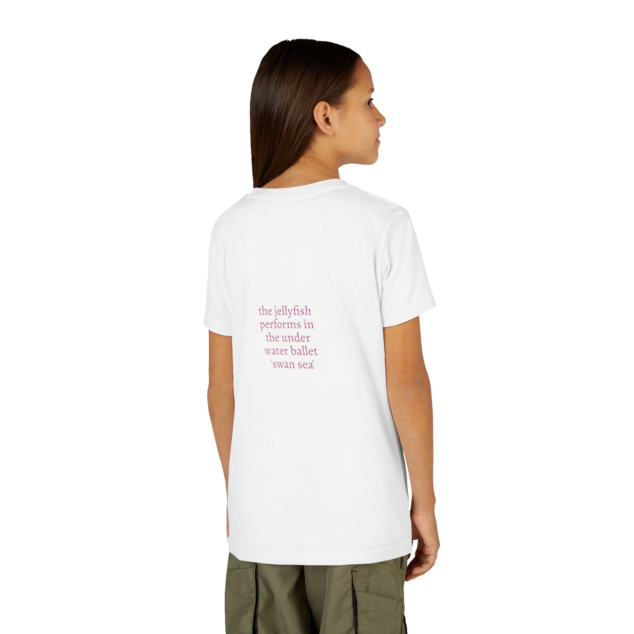 moontiq Teen Girl T-Shirt 'Jellyfish Ballerina' Soft Tee US