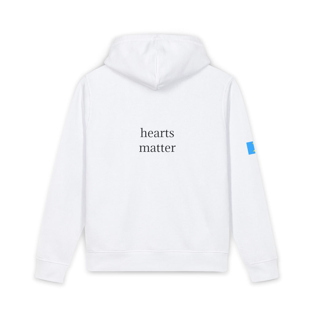 moontiq 'Hearts Matter' Unisex Adult Hooded Sweatshirt US