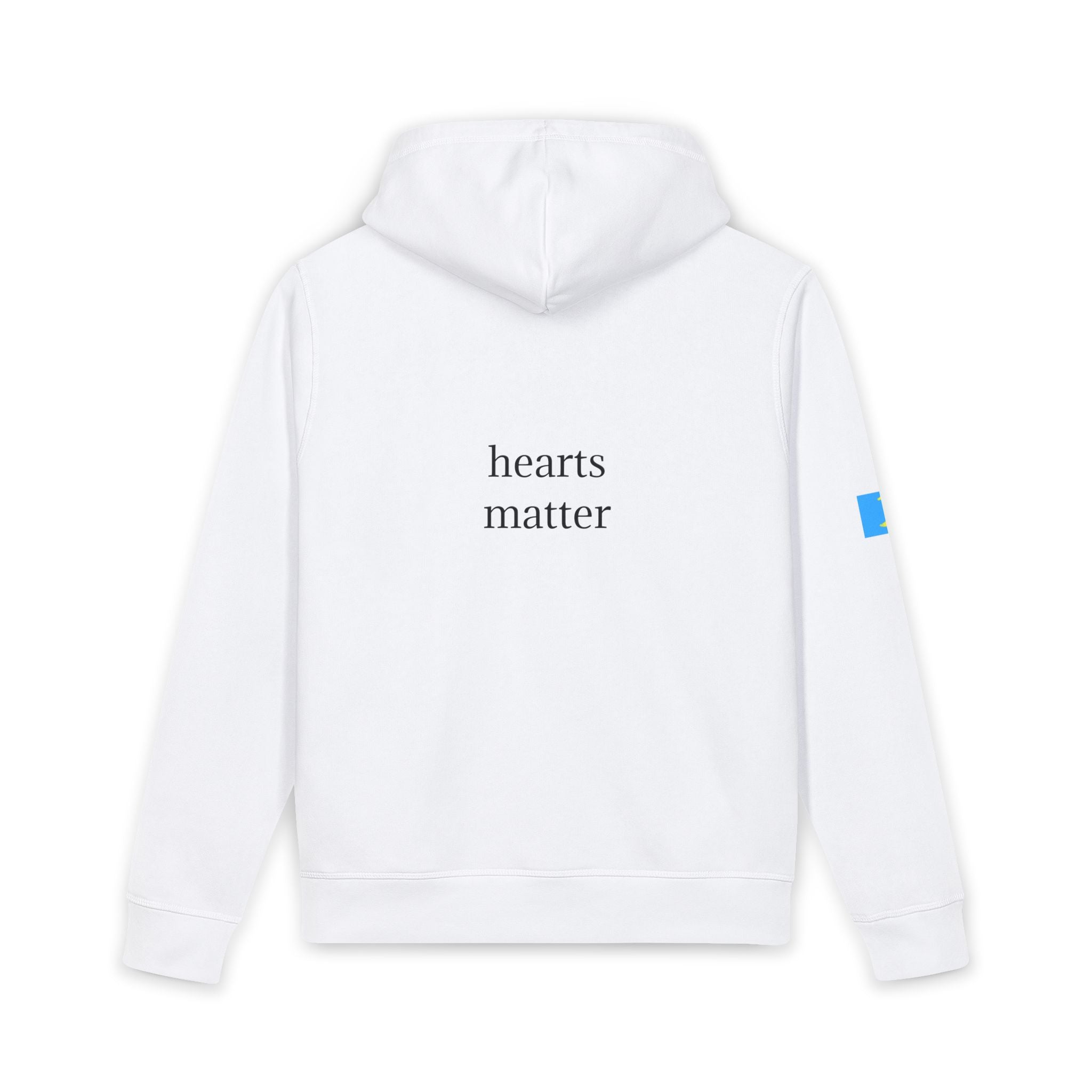 moontiq 'Hearts Matter' Unisex Adult Hooded Sweatshirt US