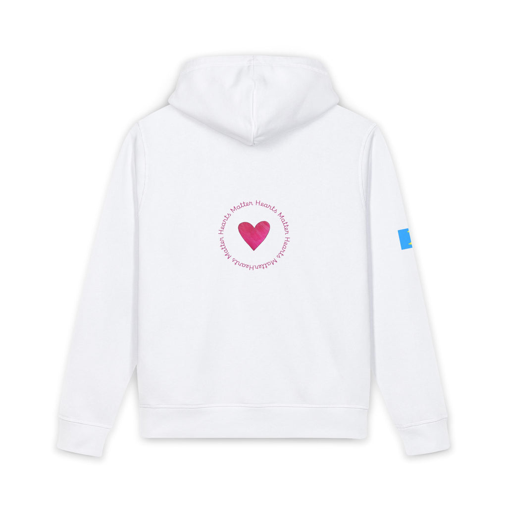 moontiq Ladybug 'My Heart Matters' Unisex Adult Hooded Sweatshirt US