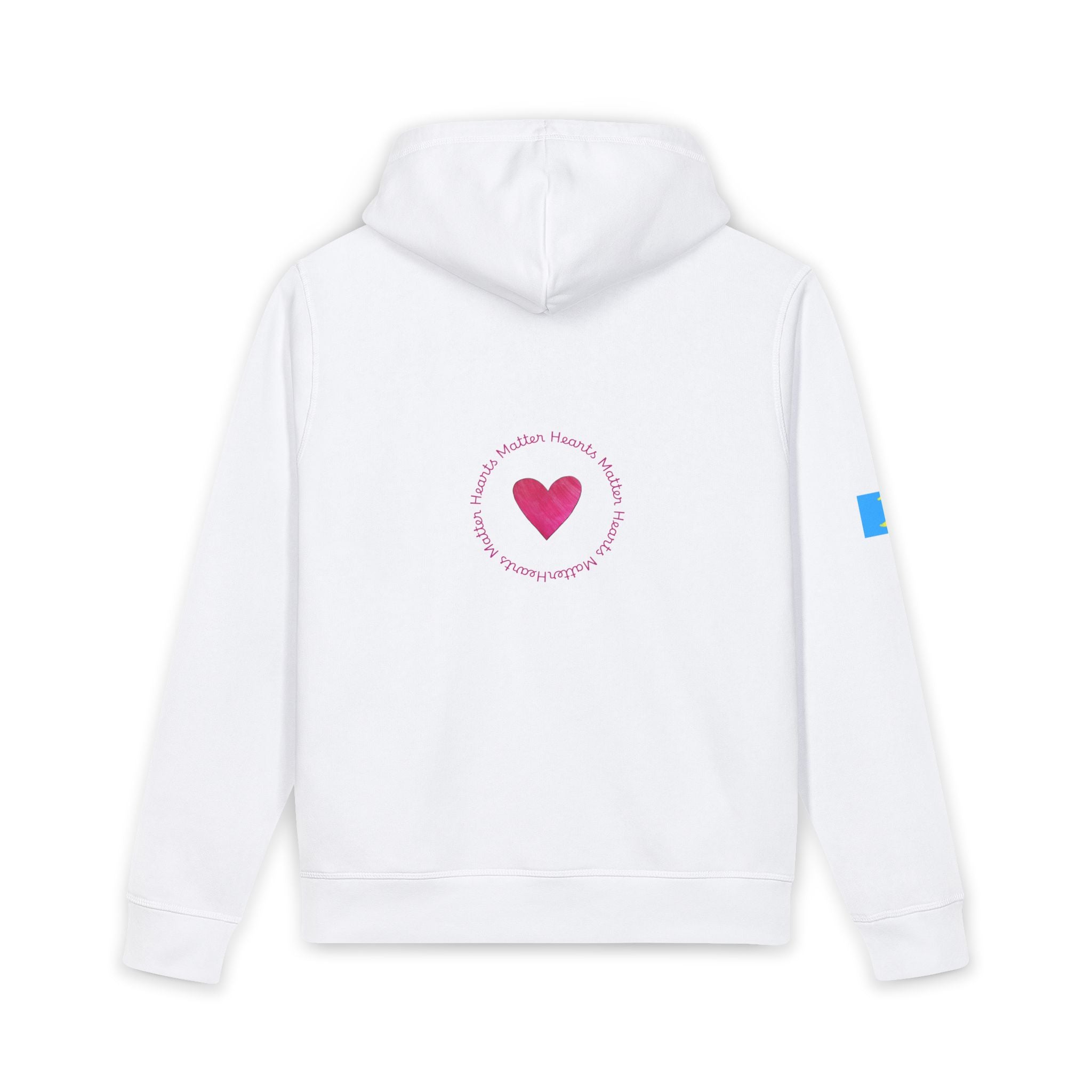 moontiq Ladybug 'My Heart Matters' Unisex Adult Hooded Sweatshirt US